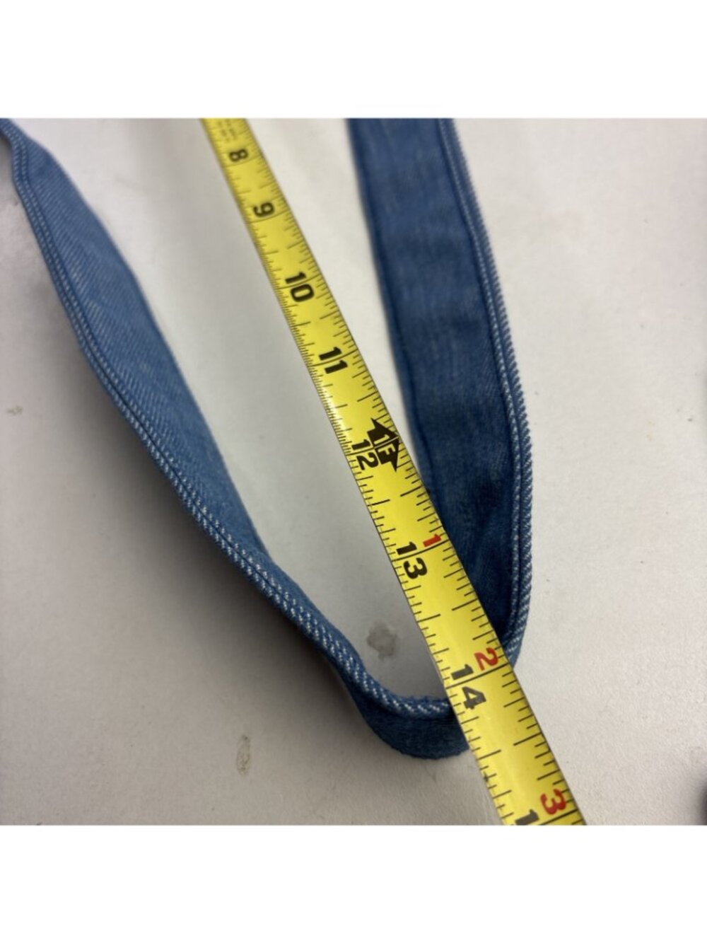 Vintage Girls Teens Denim Purse Sling Bag Blue Jean Boho Handmade 70s - Picture 4 of 8